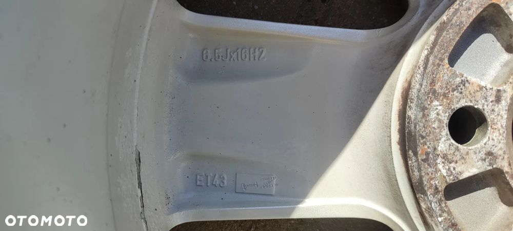 FELGI 5x100 6.5Jx16 CALI ET 43 6Q0601025 S VW POLO FOX SEAT IBIZA ARONA SKODA FABIA RAPID ROOMSTER 4 SZTUKI KOMPLET - 7