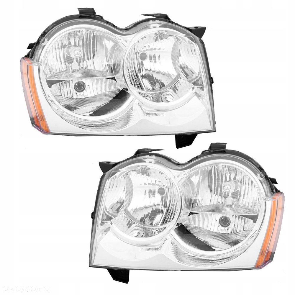 Reflektor Lampa Przód Jeep Grand Cherokee WH 2005-2007 Usa kpl - 1