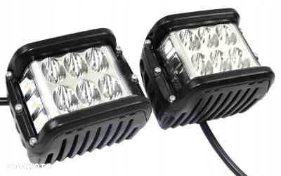 2x LAMPA ROBOCZA PANEL LED Stroboskop CUBE 72W - 1