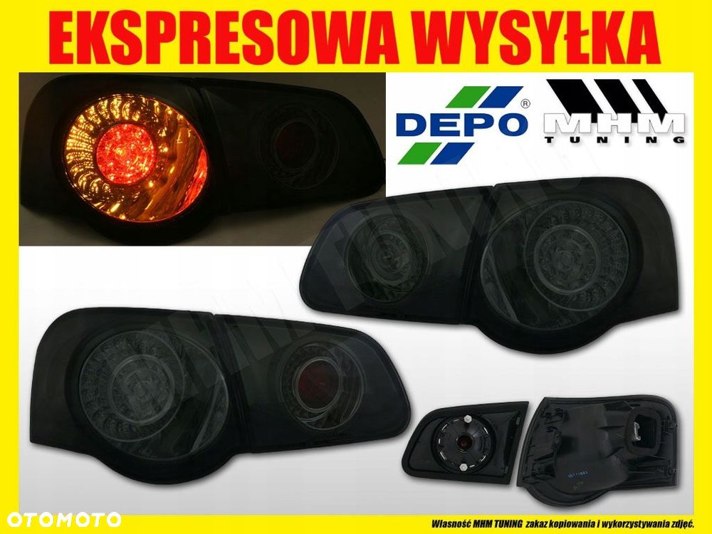 Lampy tyl Led Smoke Black VW Passat B6 3c9 Kombi - 2