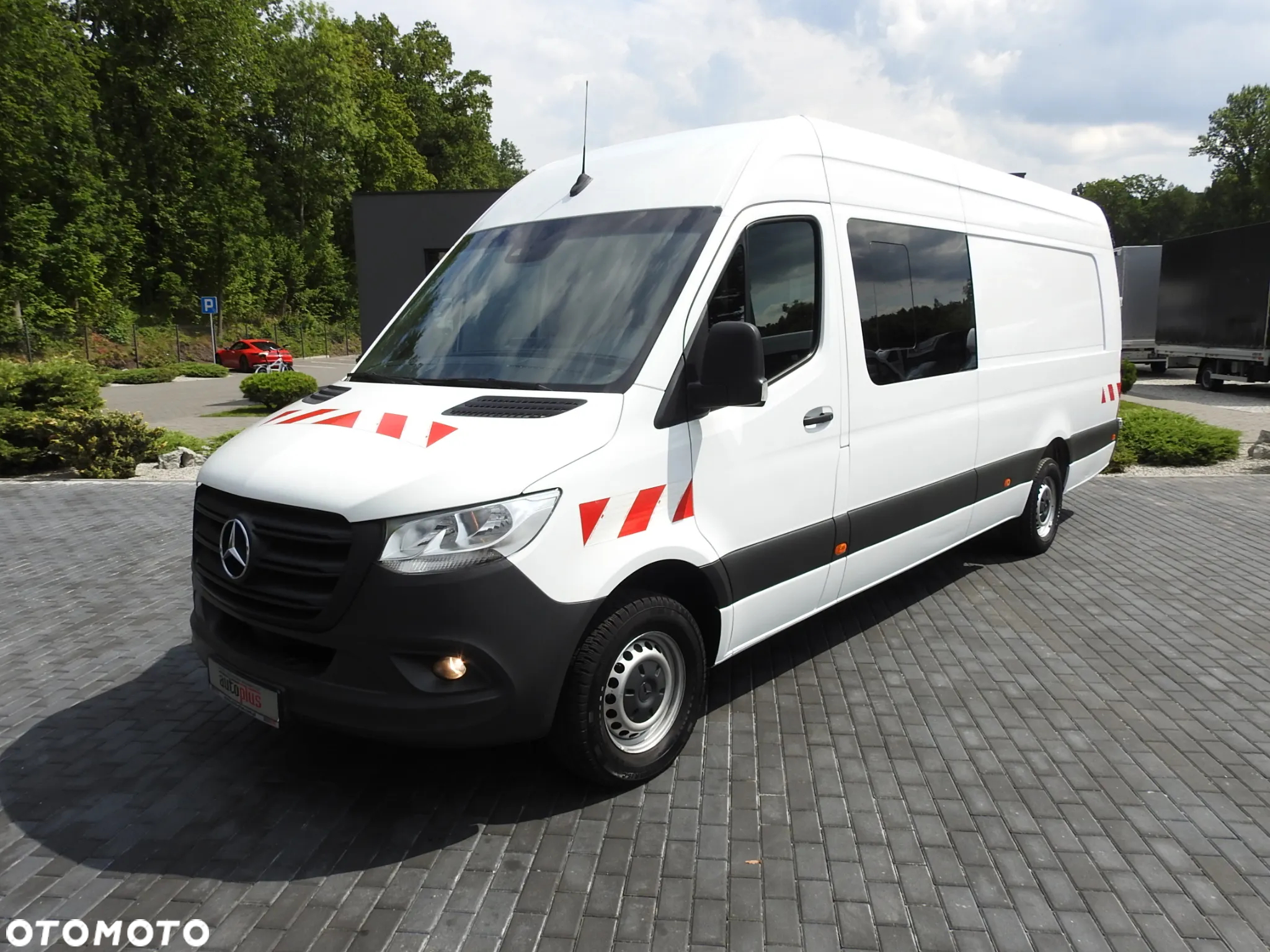 Mercedes-Benz SPRINTER FURGON BRYGADÓWKA 5 MIEJSC TEMPOMAT NAWIGACJA KLIMATYZACJA AUTOMAT 160KM [ 189239 ] - 19