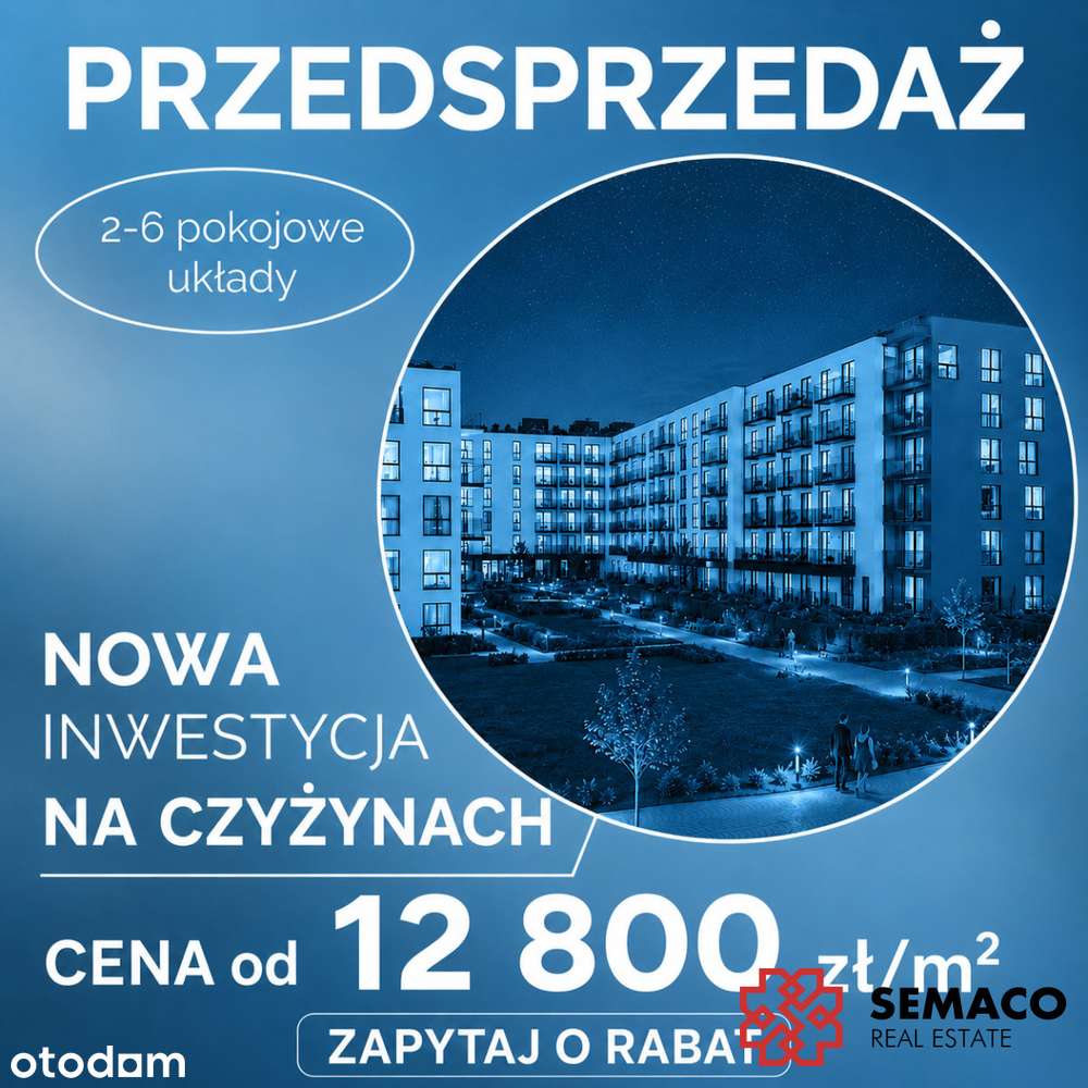 Przedsprzedaż | Nowa inwestycja | Taras na dachu