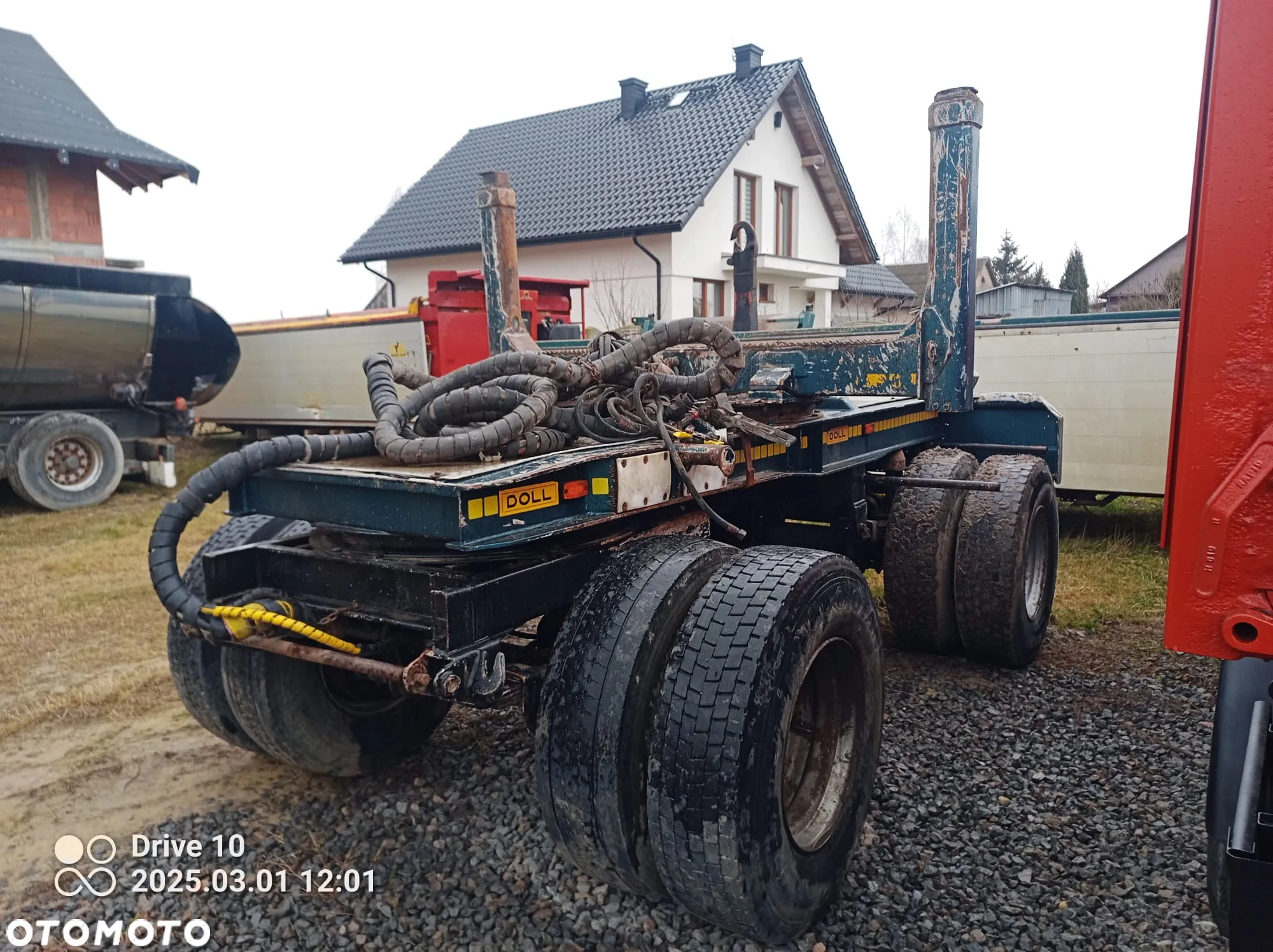 Przyczepa do drewna dłużycy lasu Doll Hutner Glogger - 24