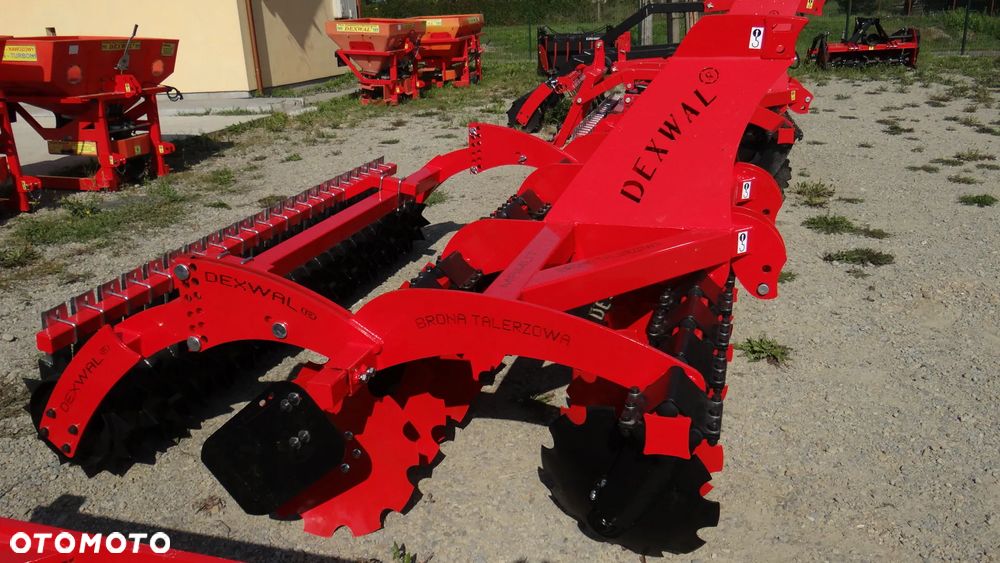 Dexwal Bis Brona talerzowa talerzówka 2,5 m # 2,7m # 3,0 m# 3,5 m # 4,0 m # Mamut Dexwal Bis Raty Transport z wałem rurowym, płaskownikowym, daszkowym, packera - 6