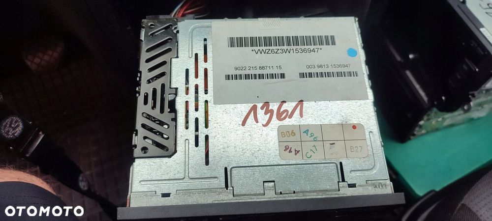 Radio Gamma IV Oryg. Volkswagen Passat B3 Golf III Vw T4 3B0035186A Idealne - 9