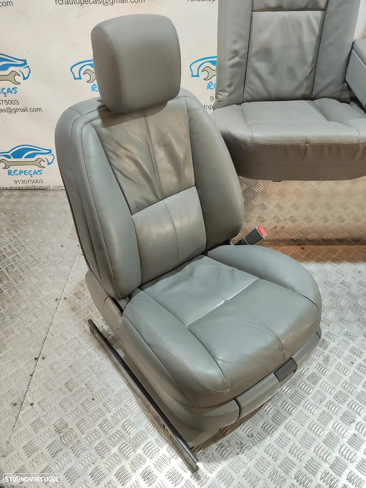 Conjunto Bancos em Pele Elétricos Mercedes Class S W221 - 7