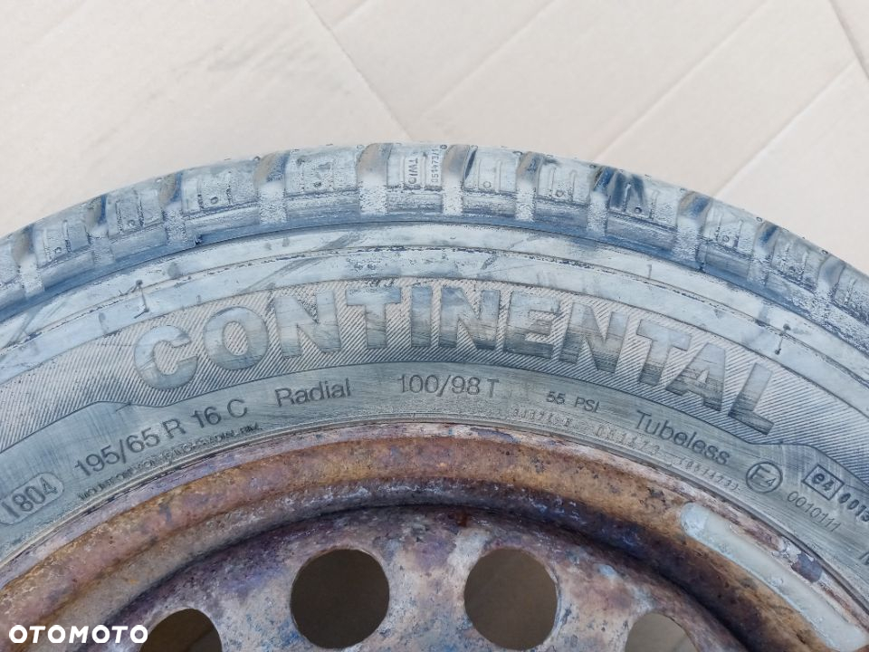 Felga stalowa zapas 5x112 195/65 R16 C Mercedes Vito 639 - 3