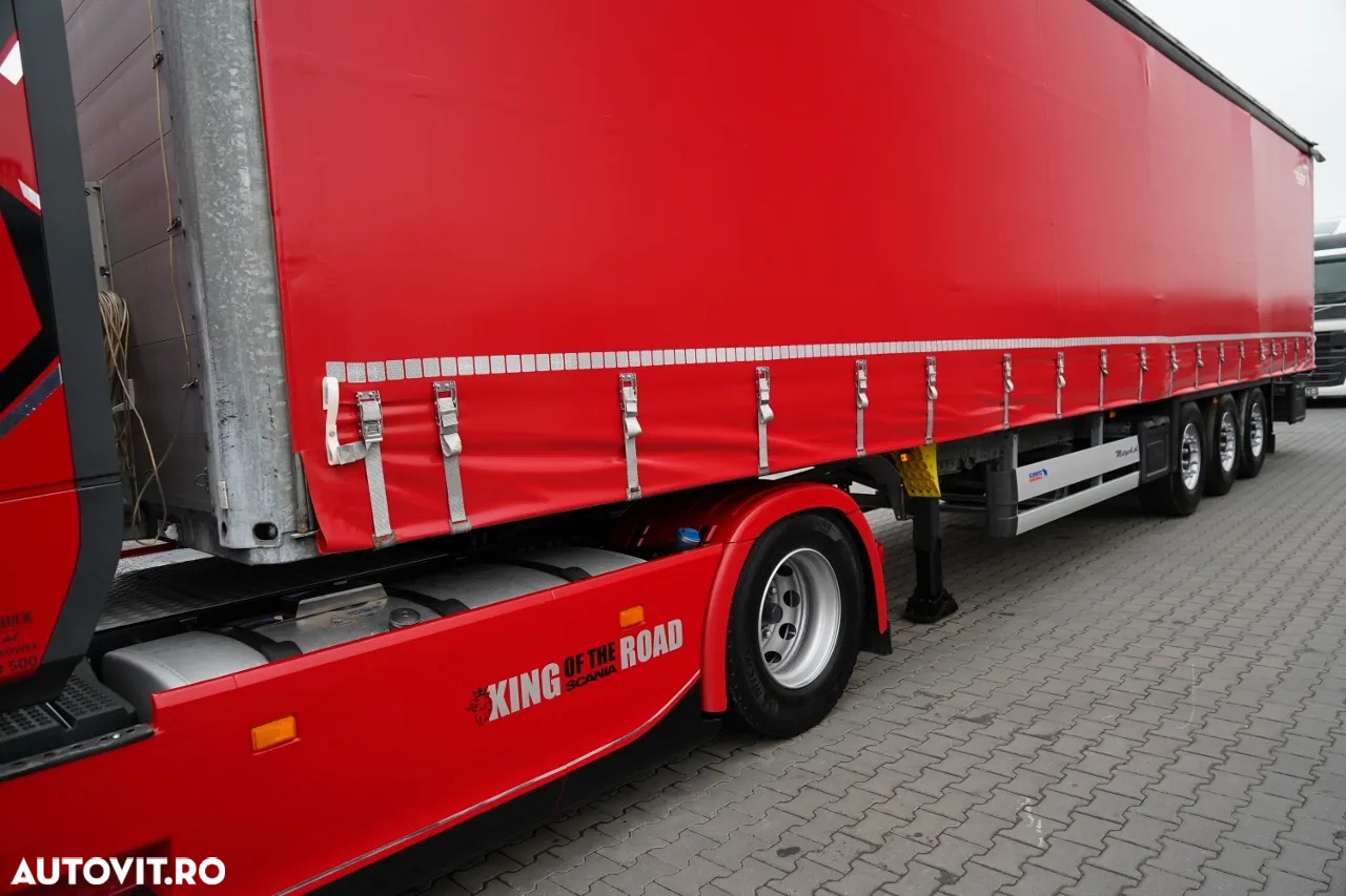 Scania R 450 / KIT / + SCHMITZ / CORTINĂ STANDARD / AXĂ RIDICABILĂ / ACOPERIȘ RIDICABIL / 2022 RIDICABIL - 10