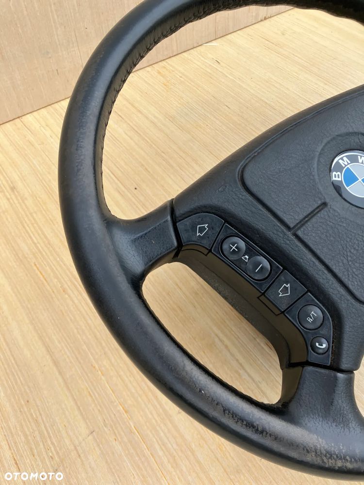 KIEROWNICA BMW E38 E38 PRZED LIFT JEDNONABOJOWA JEDEN NABÓJ AIRBAG PODUSZKA MULTIFUNKCJA SKÓRA RARYTAS - 5