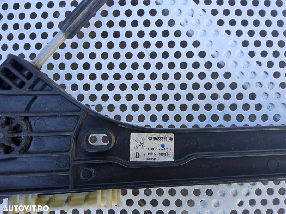 Macara geam Peugeot 3008 an 2016-2024 Peugeot 5008 macarale geamuri fata spate stânga dreapta - 6