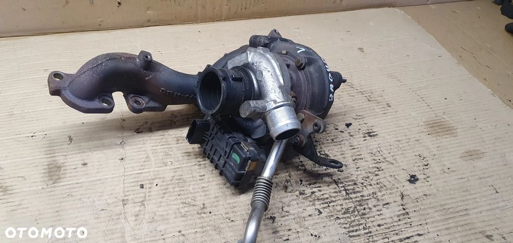 Turbina turbosprężarka turbo nastawnik kolektor Jaguar XF X250 2.7 TDV6 6R8Q-6K682-BD - 8