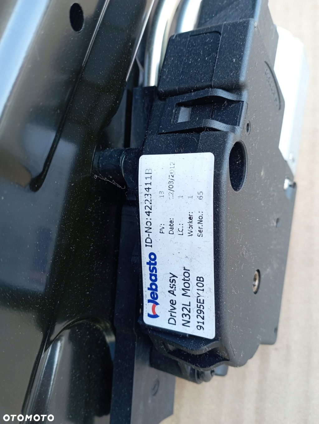 NISSAN QASHQAI J10 +2 ROLETA ŻALUZJA DACHOWA SZYBERDACH 91686EY10B - 4