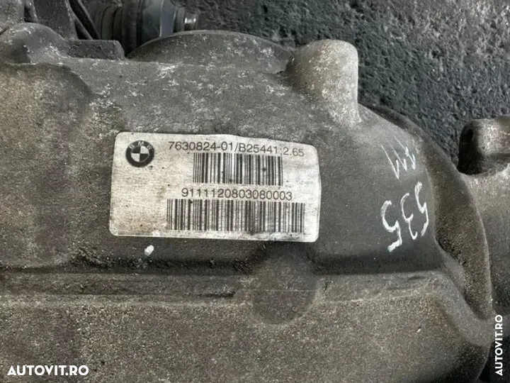 grup Diferențial spate raport 2.65 bmw 740xd 535xd 535D 740g F01 F10 F11 Gt F07 LCI n57 punte spate axa - 2