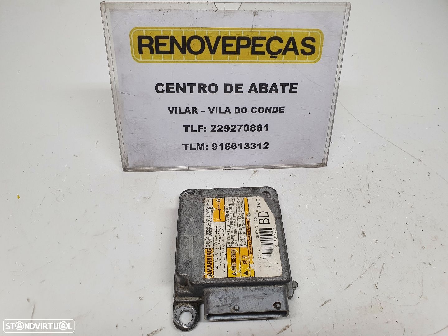 Centralina / Modulo Airbags Chevrolet Matiz (M200, M250) - 1