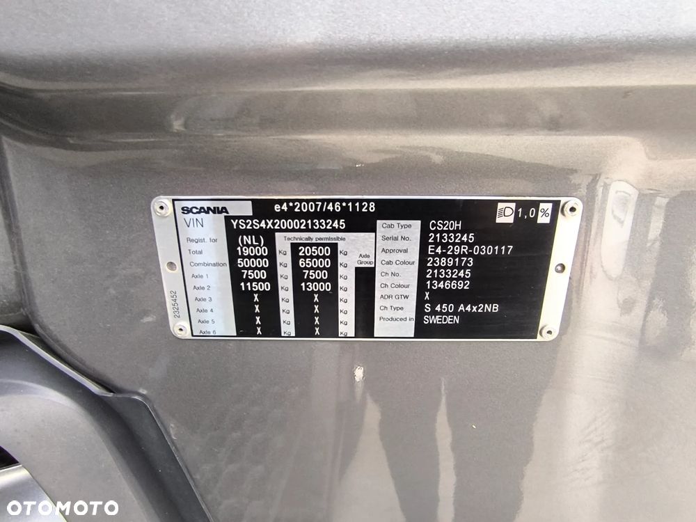 Scania S450  FULL LED.  WAGA, SKÓRY  !!! - 22