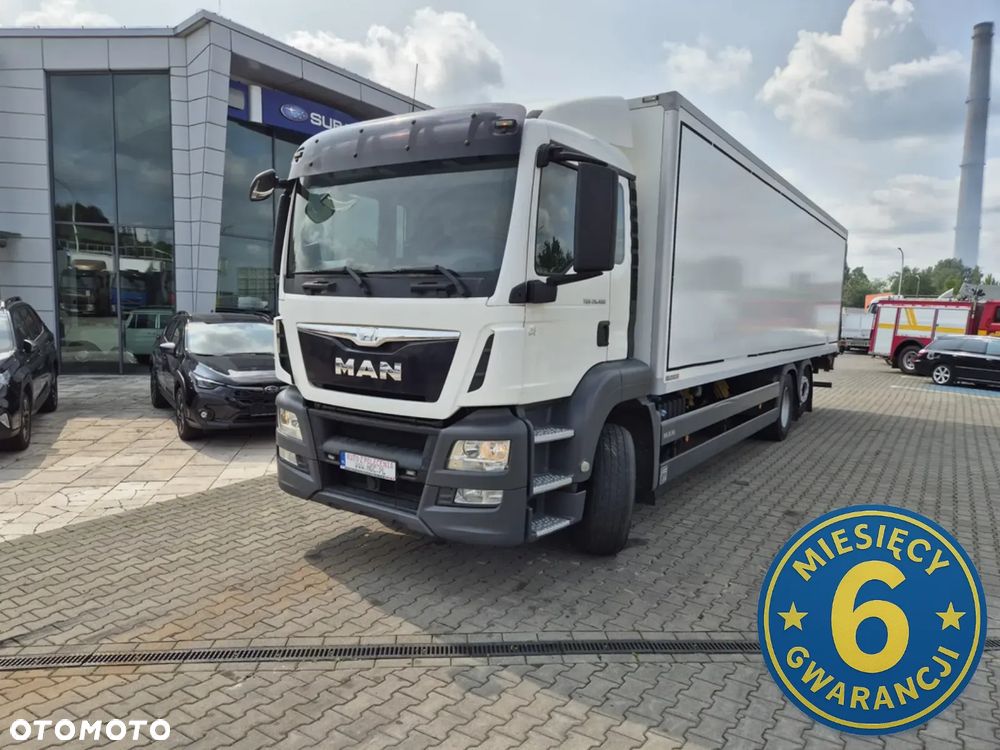 MAN TGS 26.400 / KONTENER + IZOTERMA / 1 WŁ / ZAREJESTROWANY / WEBASTO  / SERWISOWANY / BEZWYPADKOWY / EURO 6  / 24 EUROPALET - 2