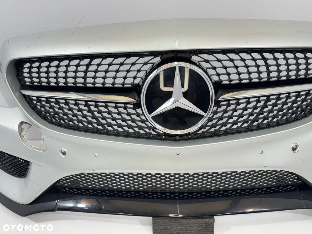 ZDERZAK PRZÓD PRZEDNI MERCEDES C KLASA AMG W205 A205 PIANO BLACK - 4