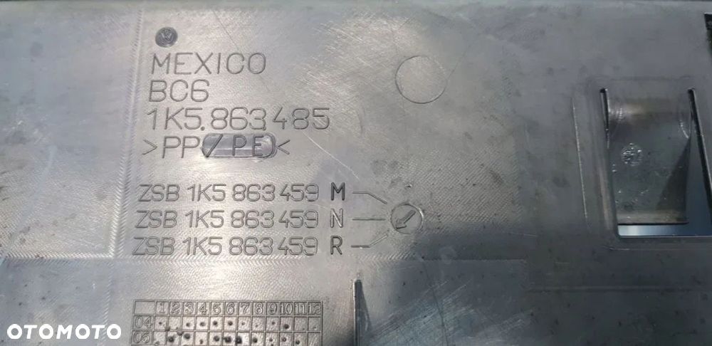 OSŁONA PASA TYLNEGO VW JETTA 1K5863485 - 5