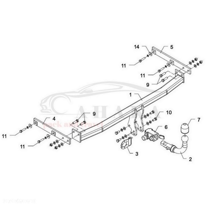 Hak Holowniczy Automat Do Renault Grand Scenic Iii 2009-2016 - 3