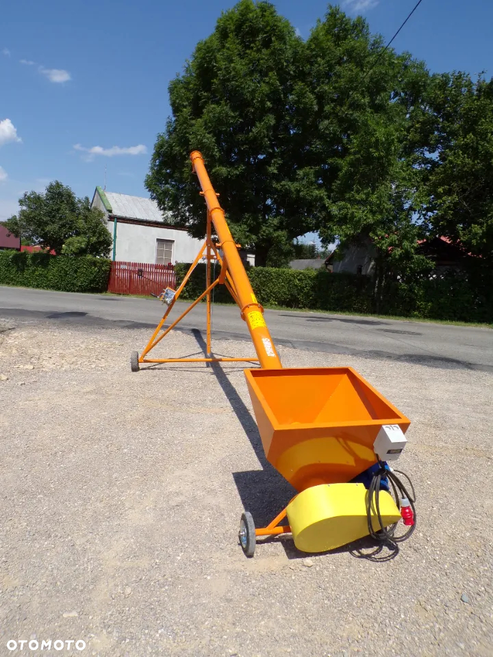 Przenośnik ślimakowy/ŻMIJKA/ślimak do zboża/kukurydzy 2-12m / podpora;wózek / fi140/fi200 - 10