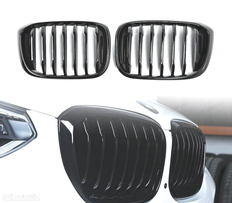 GRELHA FRONTAL BMW X3 G01 18-20 LOOK M PERFORMANCE - 6