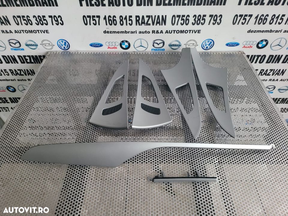 Set Trimuri Trim Ornament Usa Bord Audi A6 4G C7 Volan Stanga - 2