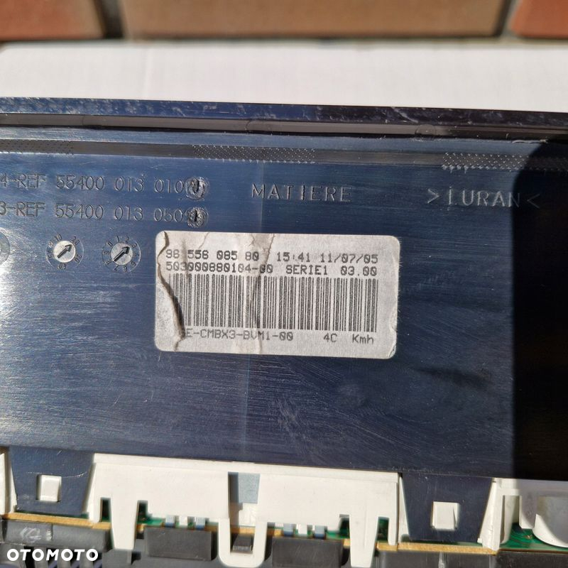 LICZNIK CITROEN C5 I 1.6 HDI EUROPA 9655608580 - 4