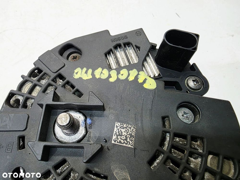 ALTERNATOR AUDI VOLKSWAGEN SEAT SKODA 2.0 TDI 04L903017D BOSCH 150A - 6