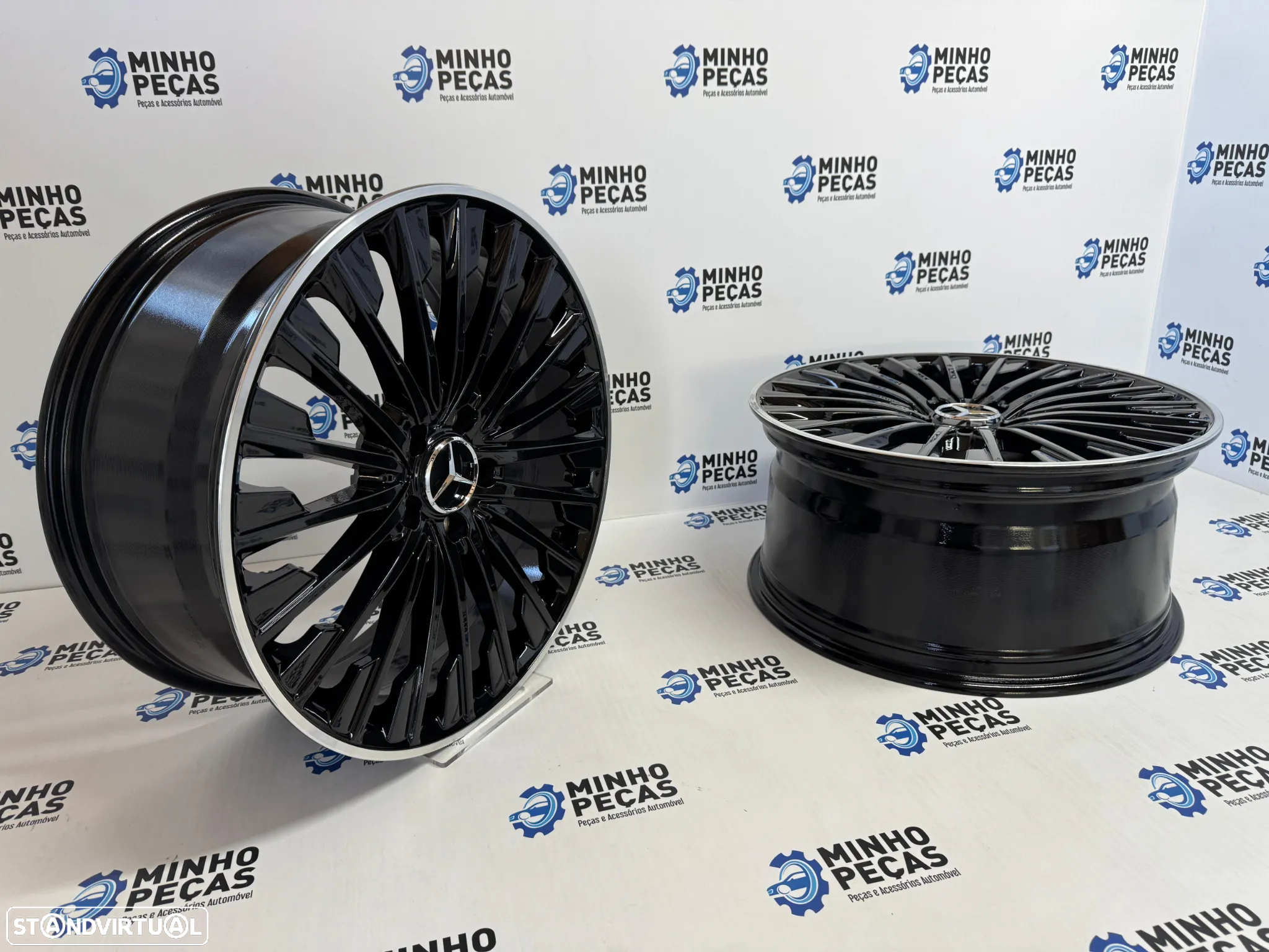 Jantes Look Mercedes New Turbine em 19 Preto Brilho - 7