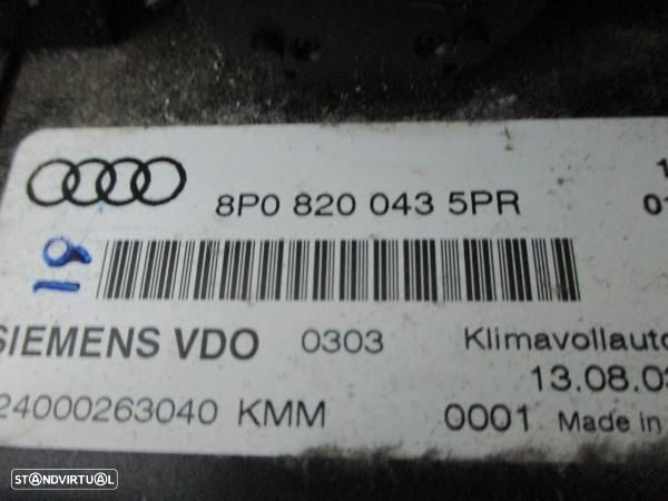 Comando Chaufagem Audi A3 (8P1) - 7