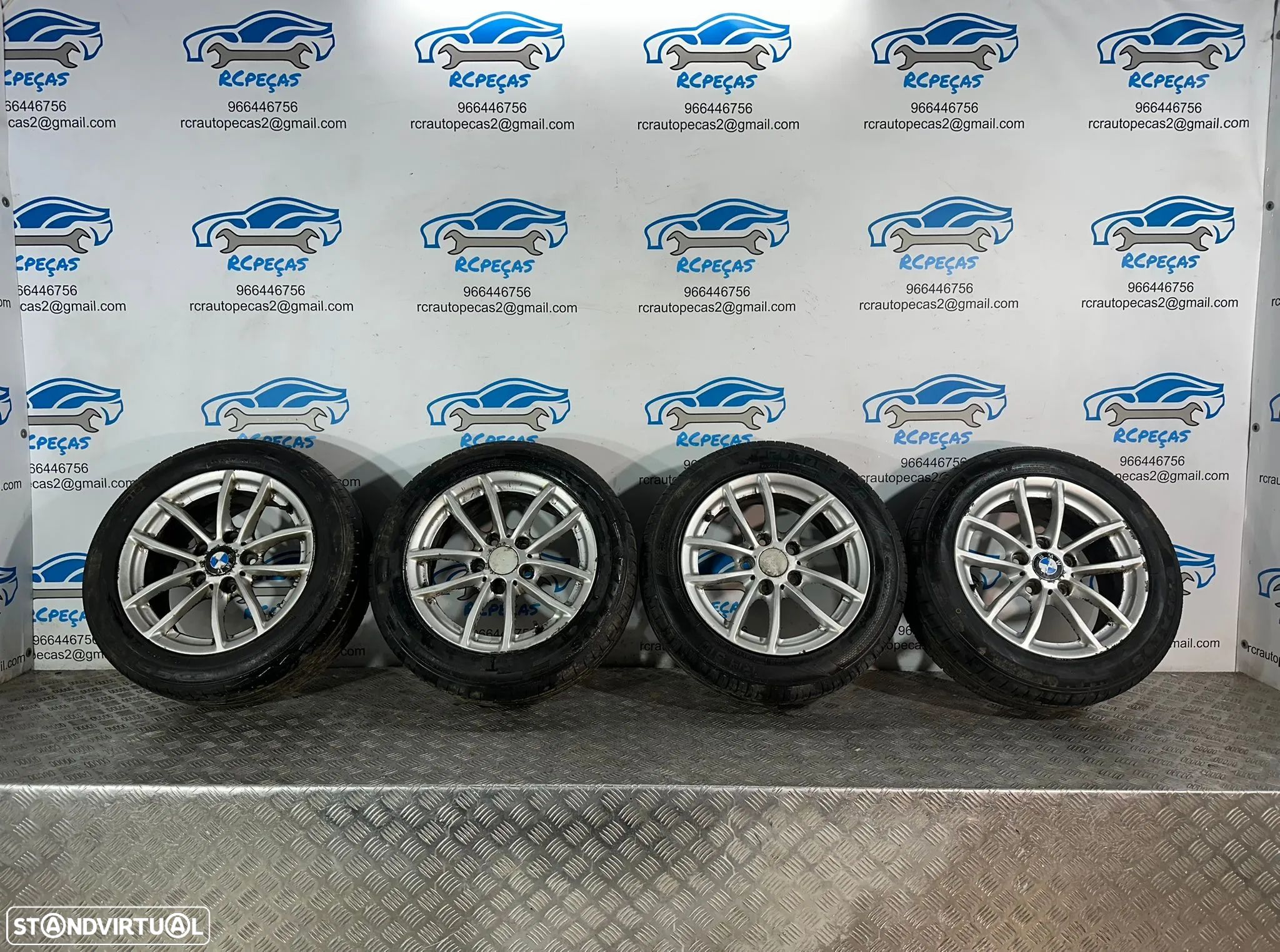 .Conjunto Jantes 16 Originais BMW Style 378 5x120 ET40 7J 6796202 - 1