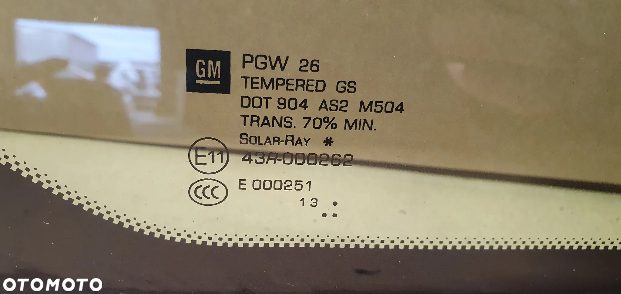 Szyba prawy przód przednia prawa Opel Zafira C AS2 13r - 4