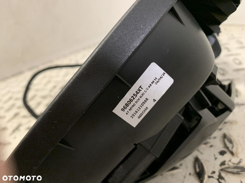 NOWE ORYGINALNE LUSTERKO PRAWE ZEWNĘTRZNE PEUGEOT 207 06-13  96806254XT - 3