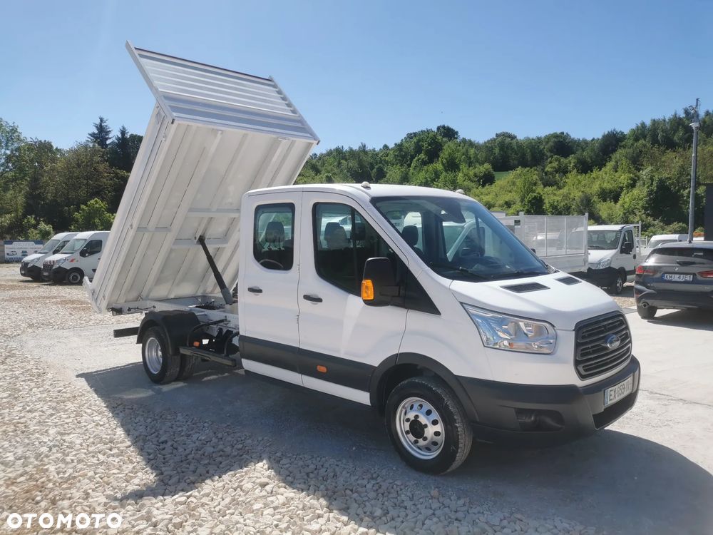 Ford Transit 2.0-170KM Brygadówka wywrotka Klima kiper doka Hak dubel na bliźniaku - 1