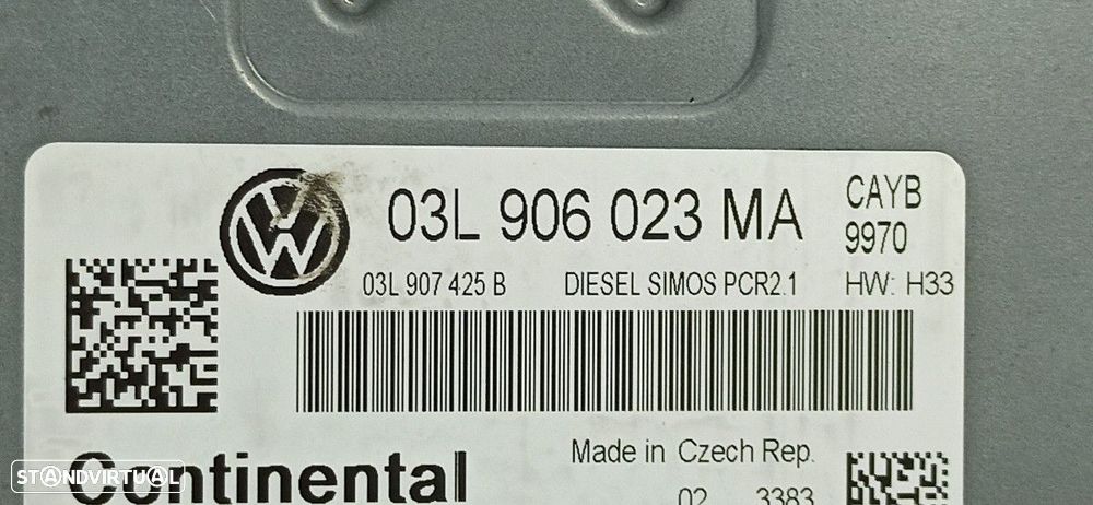 CENTRALINA DO MOTOR UCE VOLKSWAGEN POLO (6R1) ADVANCE - 3