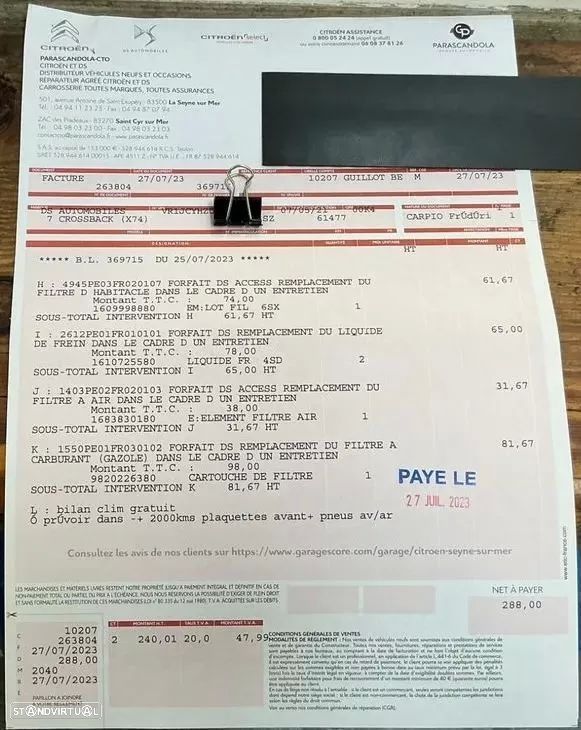 DS DS7 Crossback 1.5 BlueHDi Performance Line EAT8 - 31