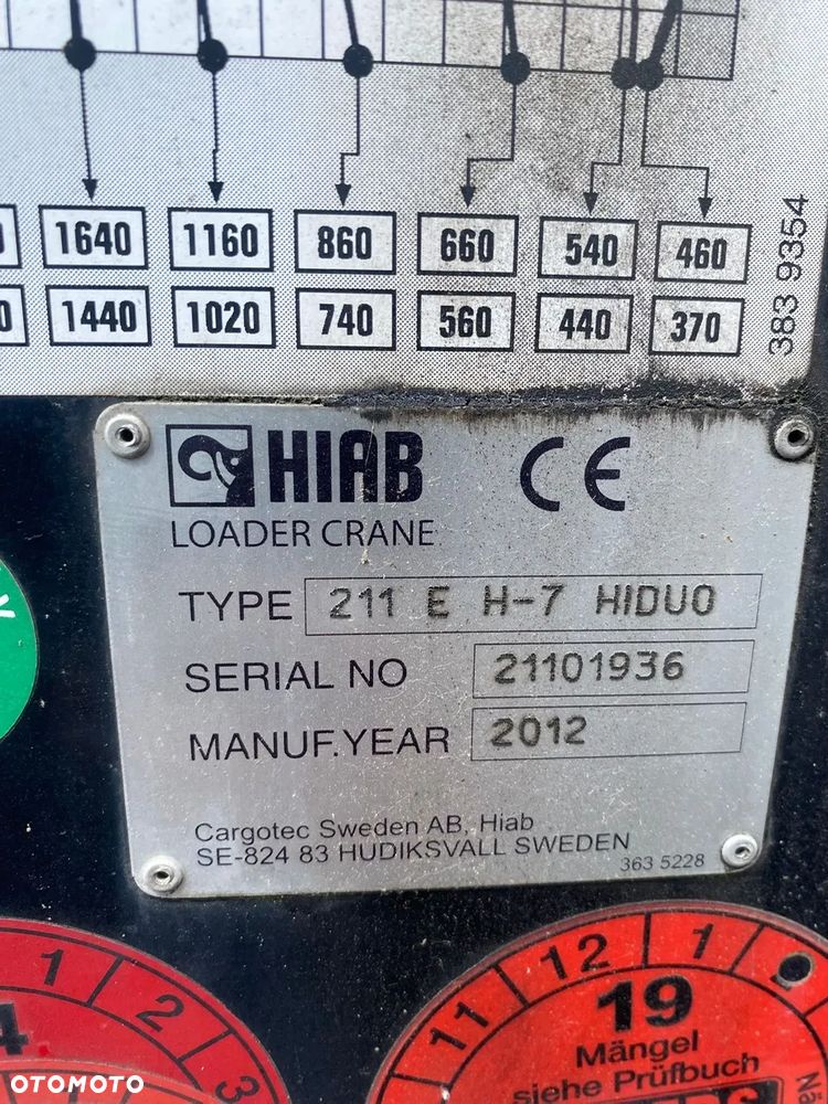 Inny HDS HIAB XS 211 HIDUO+ Zabudowa BDF - 18