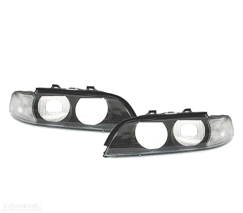 VIDRO FARÓIS OPTICAS BMW SERIE 5 E39 XENON 95-00 - 2