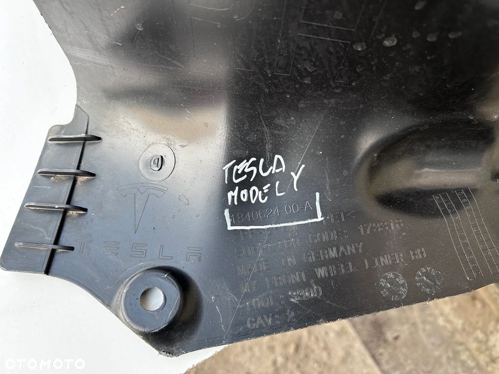 TESLA MODEL Y NADKOLE PRAWY PRZÓD PRAWE PRZEDNIE 184062400 1840624-00-A - 5