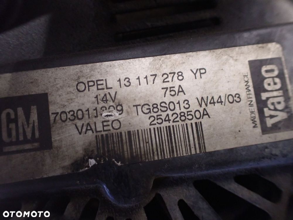 ALTERNATOR OPEL CORSA C 1.3 D 13117278 YP - 4