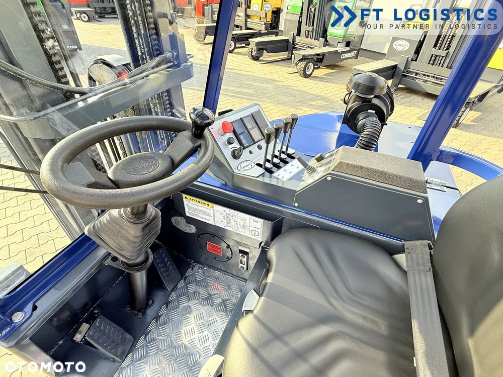 Combilift WÓZEK CZTEROKIERUNKOWY - WIELOKIERUNKOWY | COMBILIFT CB3000| GAS | TRIPLEX 5500MM | POZYCJONER WIDEŁ | PRZESUW WIDEŁ | WOLNY SKOK | NOWE OPONY | PO SERWISIE | STAN IDEALNY | Szeroka oferta wózków czterokierunkowych i bocznych, dopasowanych do różnorodnych potrzeb i zastosowań - 13
