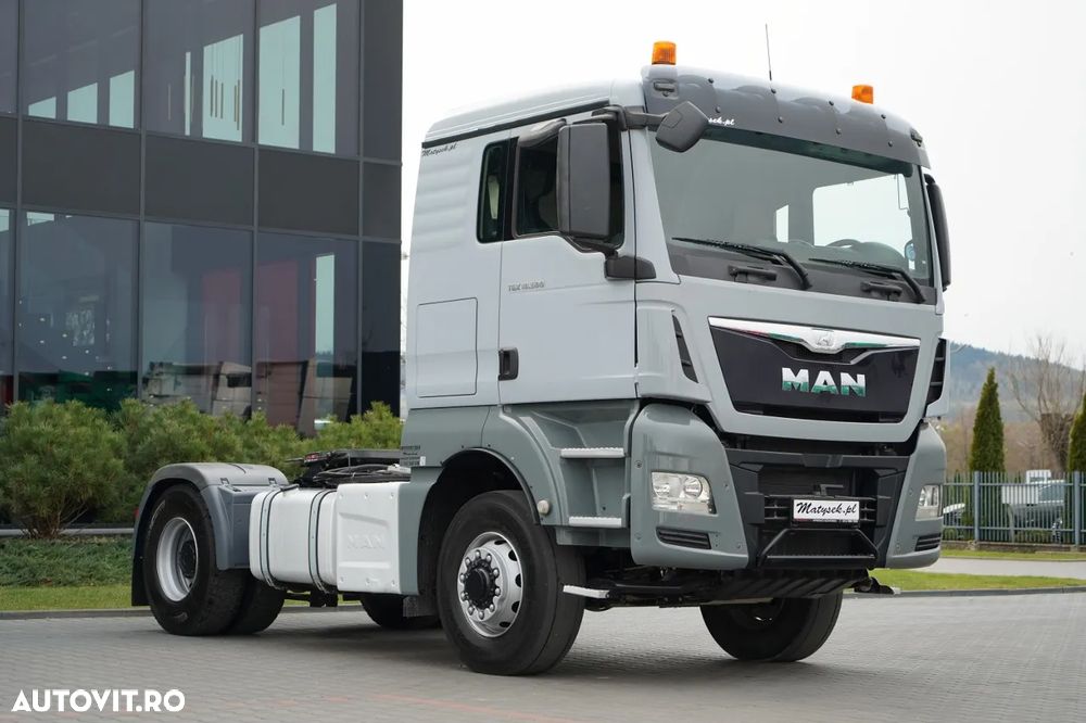 MAN TGX 18.500 / 4x4 / HIDRAULICĂ / HIDROPILARE / CABINĂ JOSĂ / EURO 6 / - 6