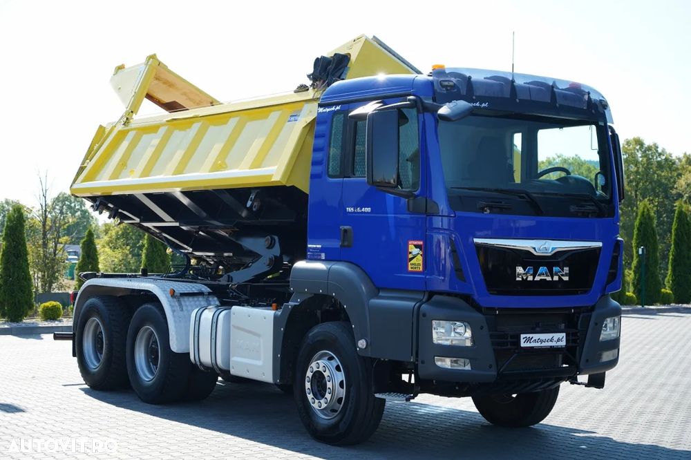MAN TGS 26.400 / 6x4 / BASCULATOR / HYDRODOLT / HYDRODOLT / NAVI / IMPORTAT - 14
