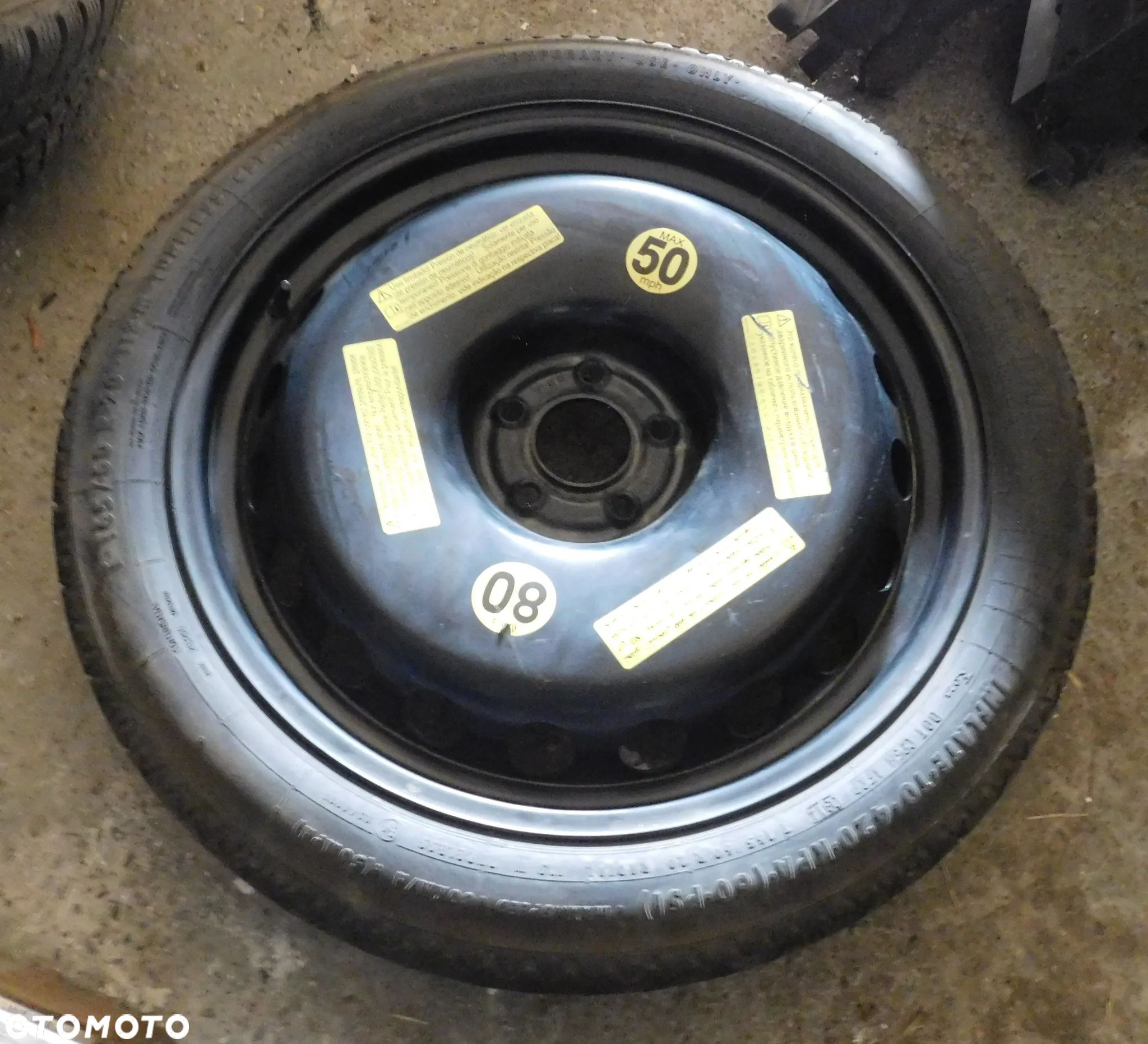 20"  dojazd zapas dojazdówka koło dojazdowe AUDI A8 A7 Q5 Q7 - 1