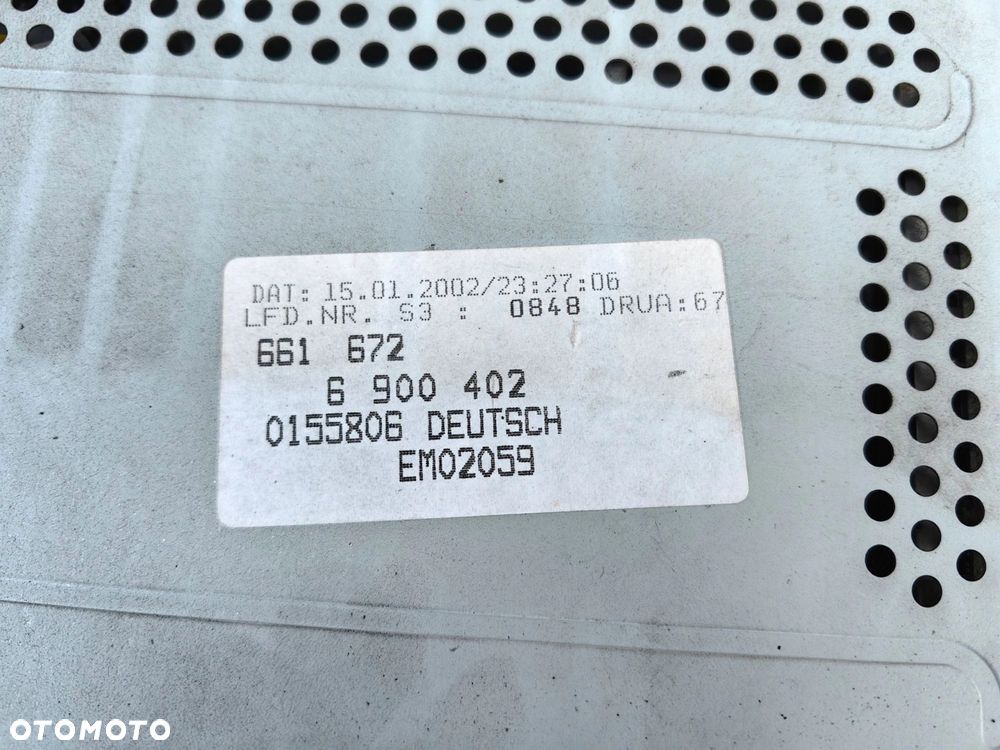 Radio BMW e46 BUSINESS kaseta oryginalne 6900402 - 6