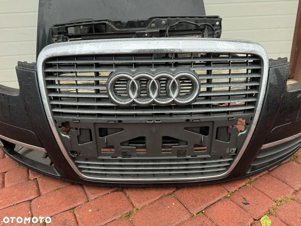 PRZÓD KOMPLETNY ZDERZAK PAS MASKA XENON AUDI A6 C6 LZ9Y - 5