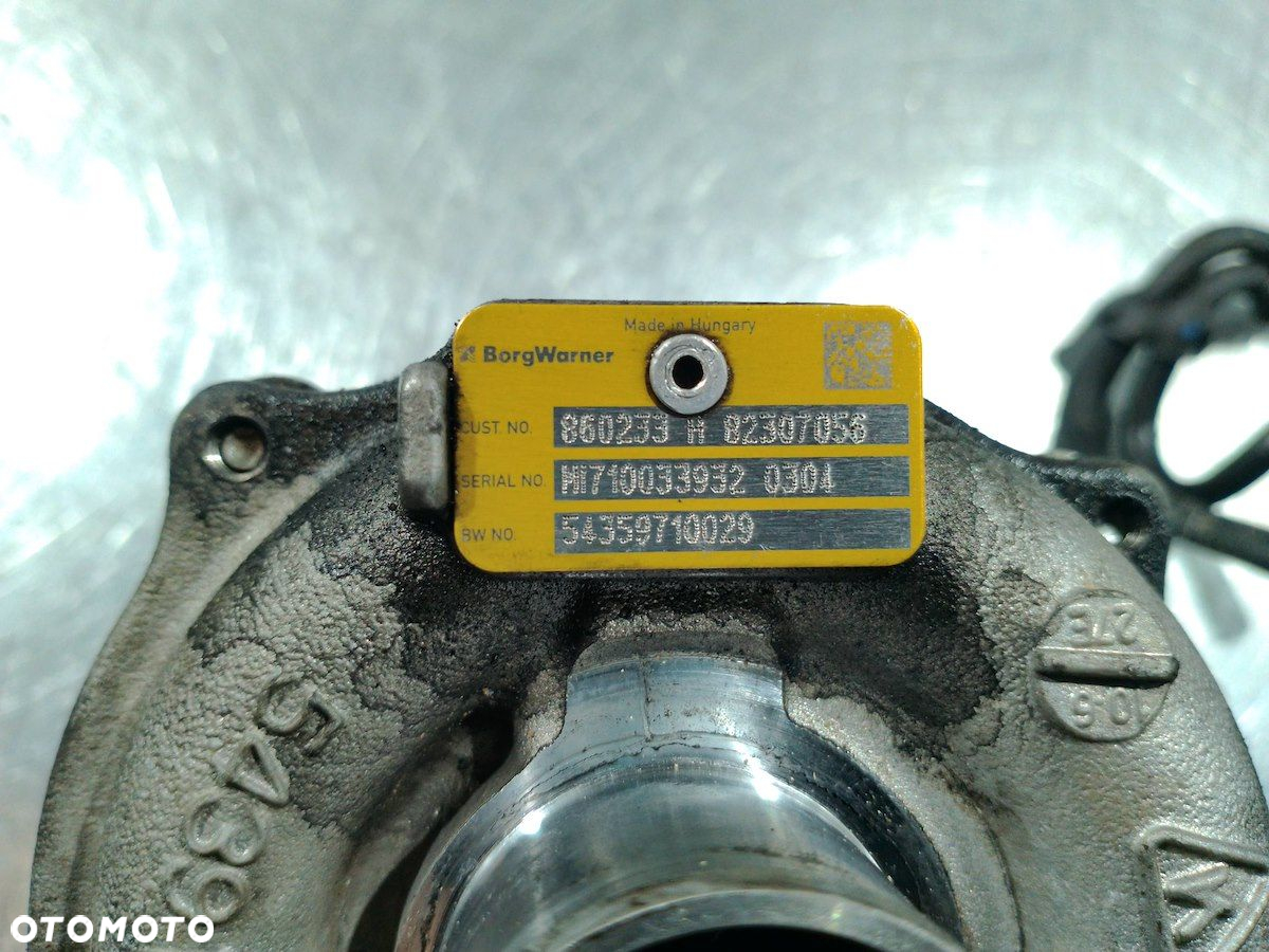 TURBINA RENAULT MEGANE III 54391015082  H82307056  860233 1.5 DCI - 3