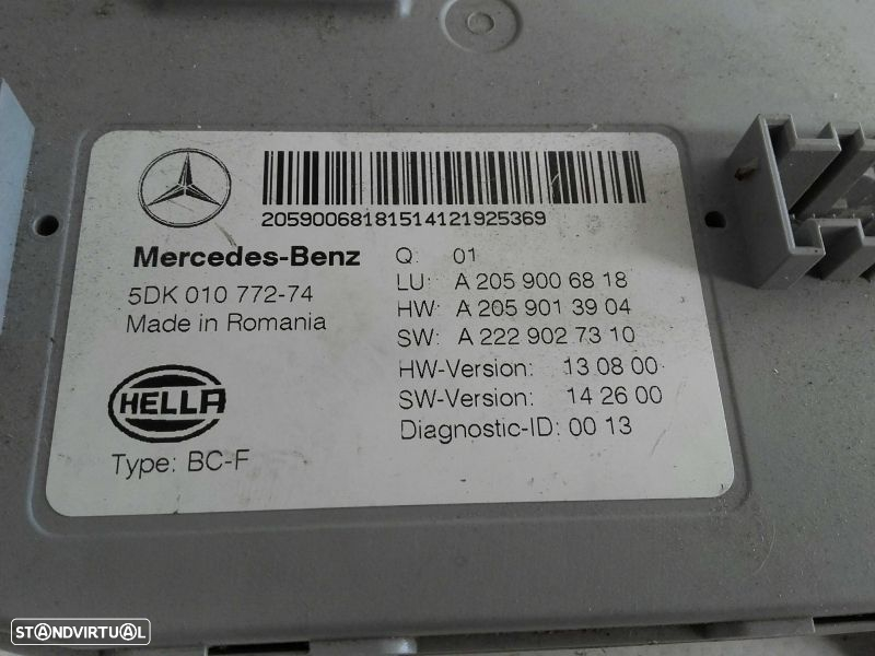 Caixa fusíveis / SAM / BSI MERCEDES-BENZ Classe S (W222, V222, X222) - 3