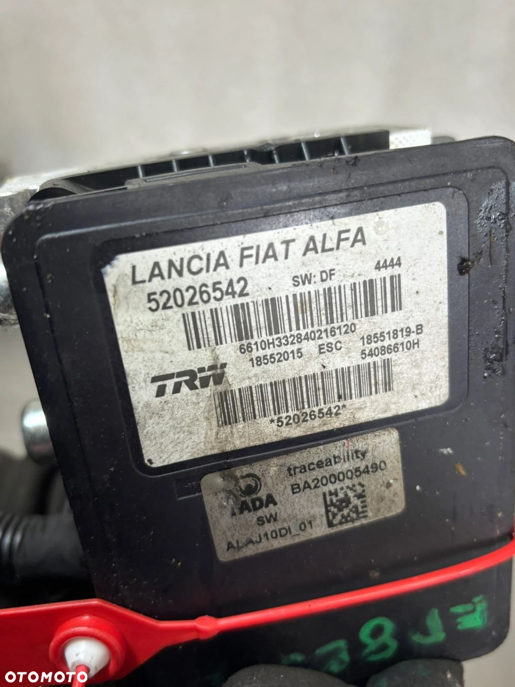 POMPA HAMULCOWA ABS STEROWNIK FIAT 500L 52026542 - 2