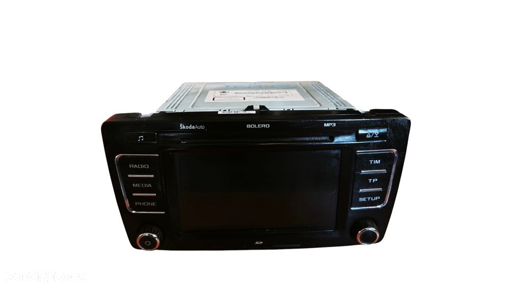 SKODA YETI I OCTAVIA II 12r RADIO RADIOODTWARZACZ MP3 1Z0035156M